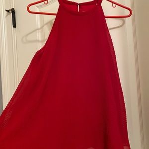 Loft red tank top, size XS NWT. Beautiful!